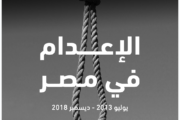 في تقرير مشترك عن الإعدام في مصر ثلاث منظمات مستقلة تطالب السلطات المصرية بوقف تنفيذ أحكام الإعدام
