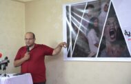 جانب من المؤتمر صحفى اليوم بمركز نضال للحقوق والحريات بعنوان 