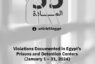 Article 55 Coalition Bulletin: Violations Documented in Egypt’s Prisons and Detention Centers (January 1 – 31, 2024)
